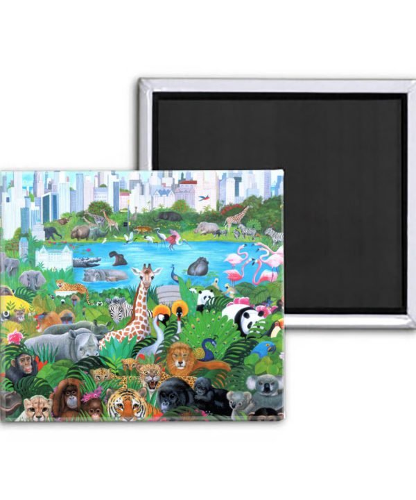It's A Jungle Out There Magnet