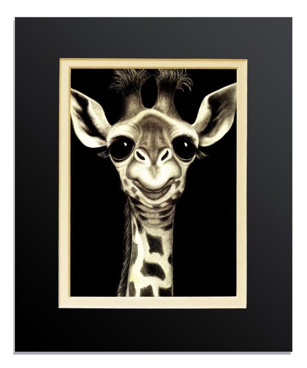 My Tall Friend Double Matted Card