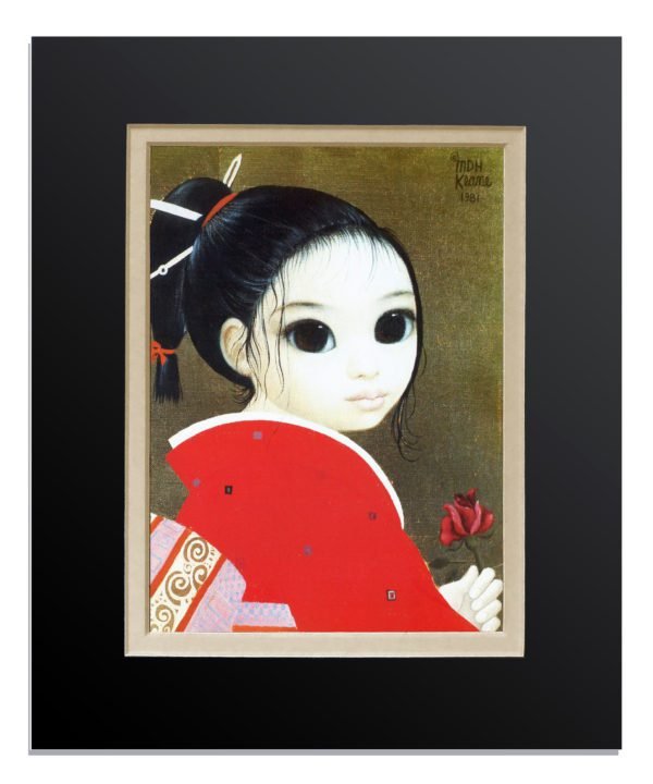 Soonie's Rose Double Matted Card
