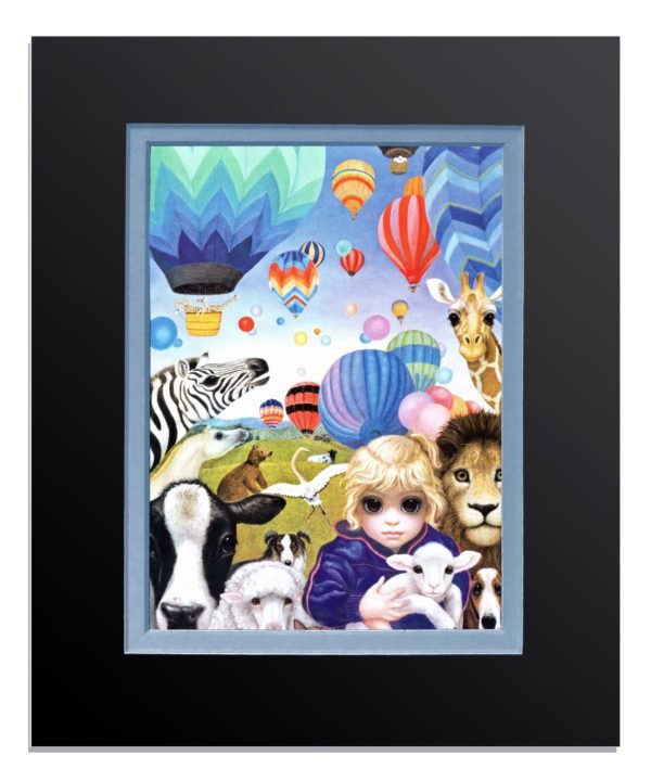 Who Says Animals Can't Fly Double Matted Card